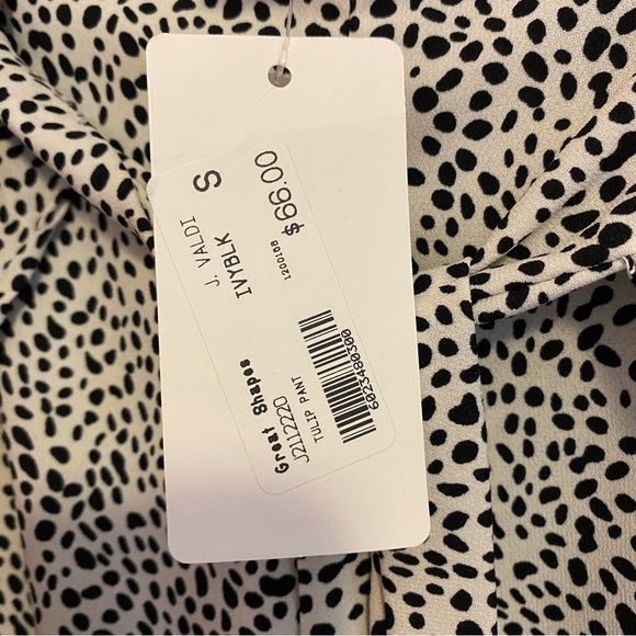 J Valdi lightweight tie-front cover-up Swim/Lounge Pants; Size S; Poly/Nylon - Picture 3 of 9